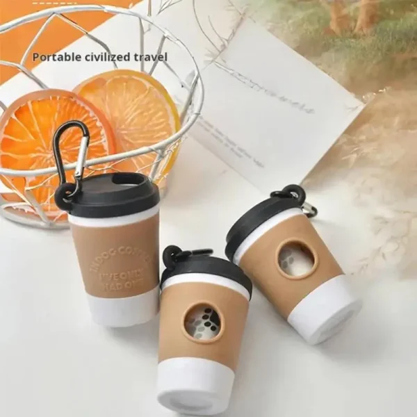 Coffee Cup Portable Poop Bag